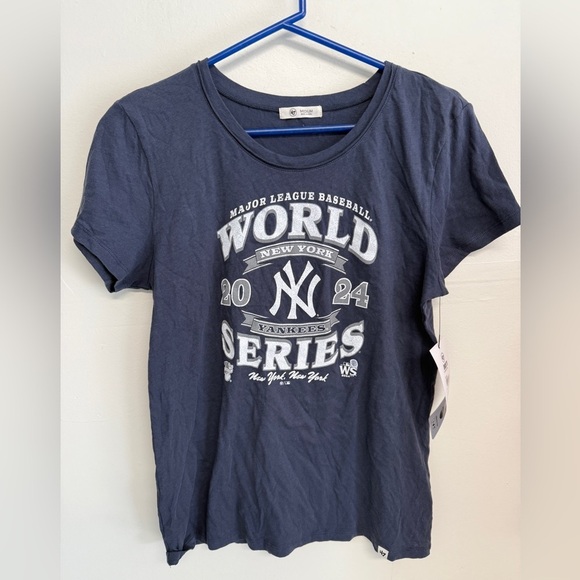 ‘47 Brand Tops - Women’s ‘47 Brand MLB 2024 World Series New York Yankees T Shirt Sz Medium NWT